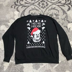 Game of Thrones Ho Ho Hodor Ugly Christmas Crewneck Sweatshirt